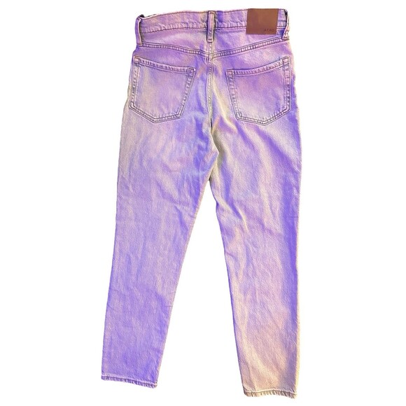 Aeropostale Mom Jeans Womens Size 0 Light Wash Blue High Waisted Ankle 27 Inseam - Picture 2 of 6